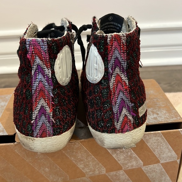 GOLDEN GOOSE FRANCY MID TOO SNEAKERS SIZE 6 - Picture 6 of 10